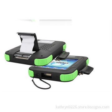 Cover 48 cars+1 benz trucks With printer inside & update online universal car diagnostic tool